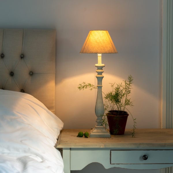 Table Lamp Beatrix French Grey with Shade
