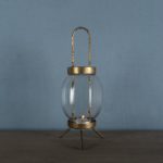 Glass Lantern Vintage Globe Small