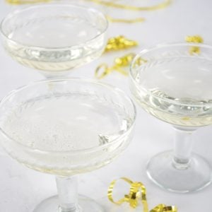 Champagne Coupe Etched