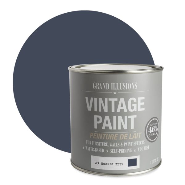 Nordic Blue Vintage Chalk Paint No. 23