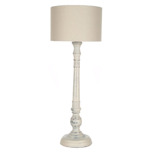 Table Lamp Freda French Grey with Shade