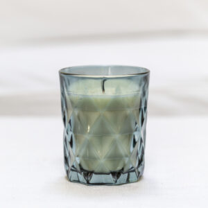 Candle in Glass Votive Smoky Blue