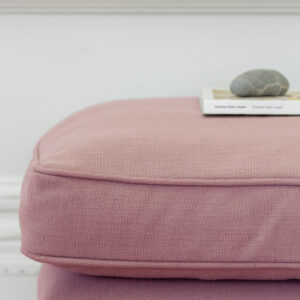 Tilda Footstool With Cushion Powder Pink